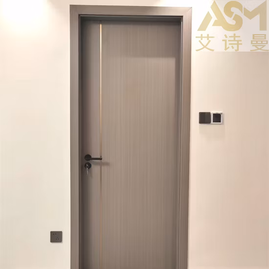 Moldura de porta interna personalizada em madeira