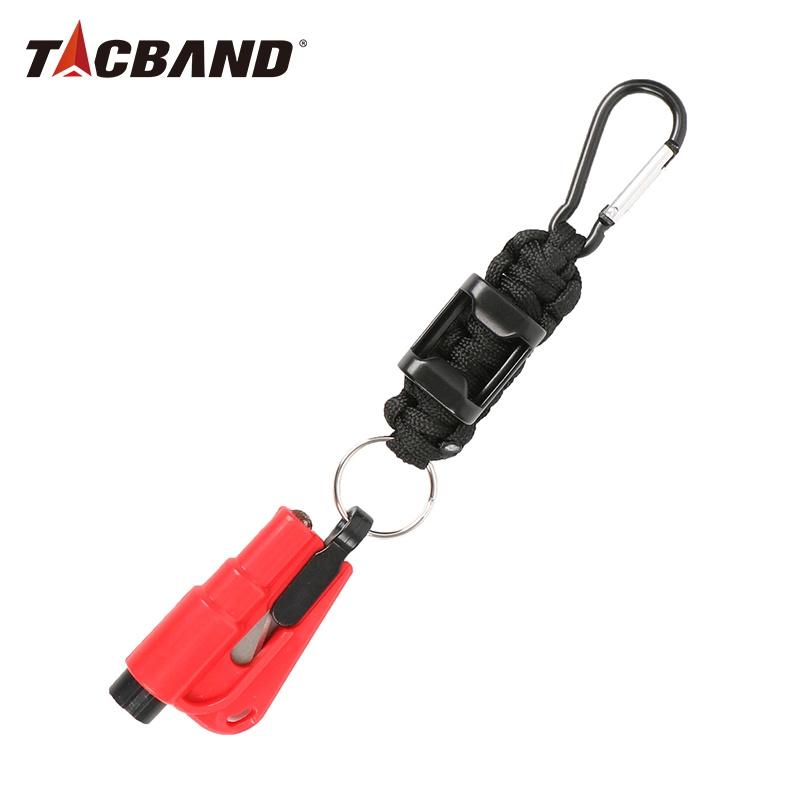 Tacband Multi Key Chain Window Breaker Seat Belt Cutter Carabiner Can Opener Survival Tool